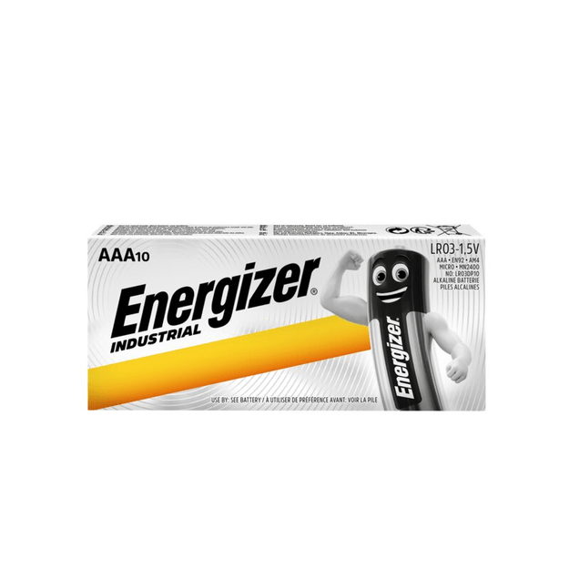 Energizer Industrial AAA LR03 baterijos 10vnt