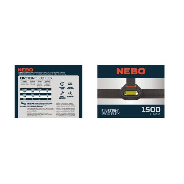 NEBO Einstein Flex 1500 Galvos Žibintas