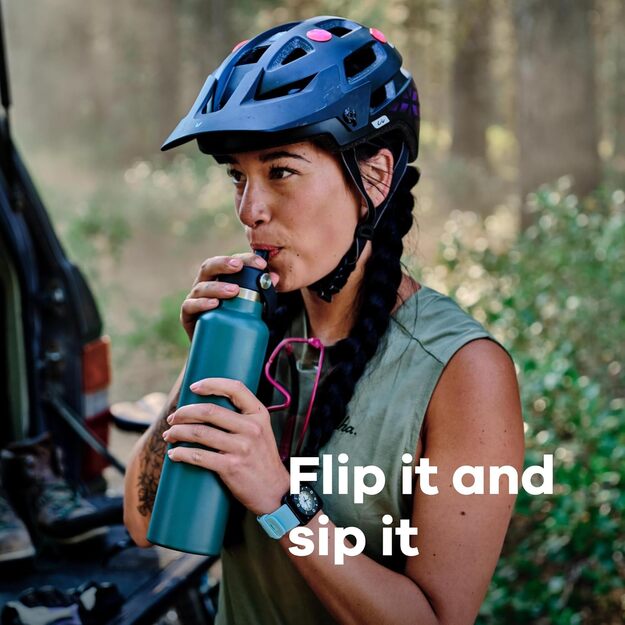 Бутылка Hydro Flask Standard Flex Straw Cap для путешествий с трубочкой 621 мл S21FS461 Indigo