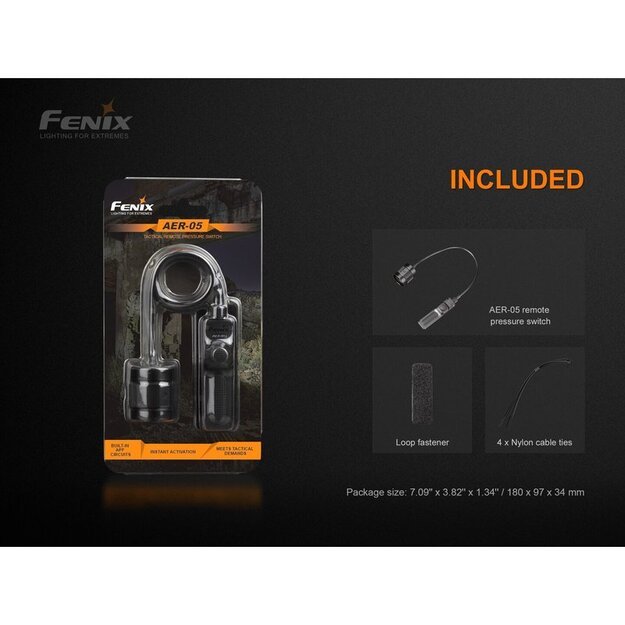 Fenix AER-05 taktinis jungiklis ant laido