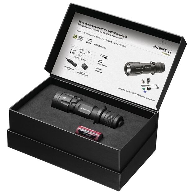 Prožektorius prie ginklo Mactronic 320lm M-Force 1.1