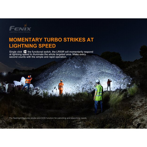 Fenix LR50R žibintuvėlis