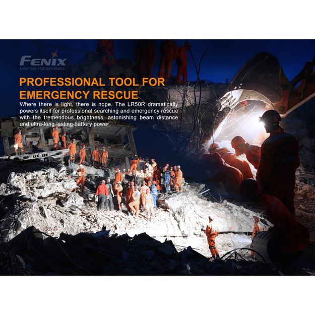 Fenix LR50R žibintuvėlis