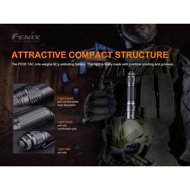 Fenix PD36 TAC žibintuvėlis