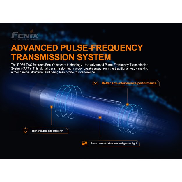 Fenix PD36 TAC žibintuvėlis