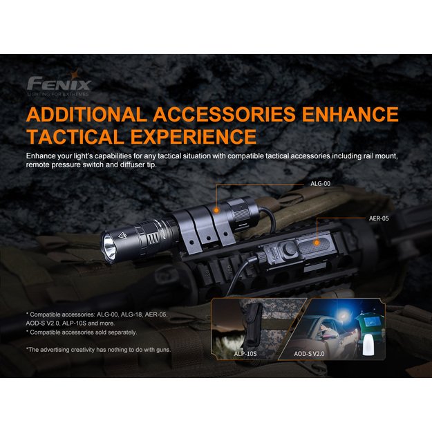 Fenix PD36 TAC žibintuvėlis