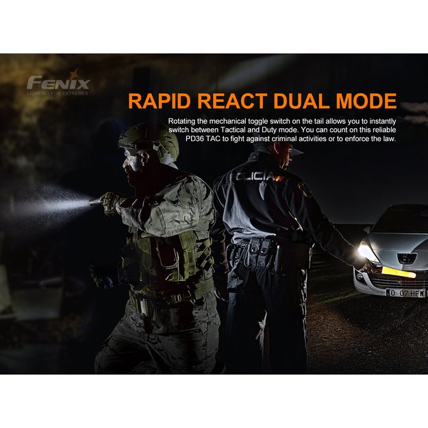 Fenix PD36 TAC žibintuvėlis