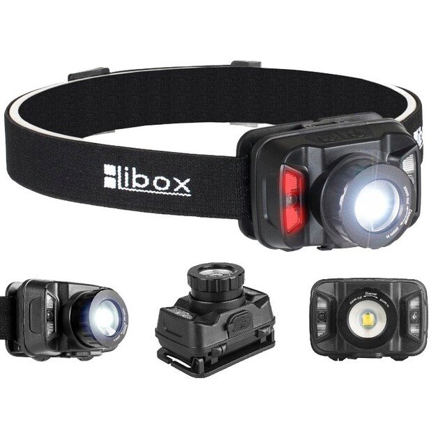 Akumuliatorinis galvos žibintuvėlis 5W 260Lm