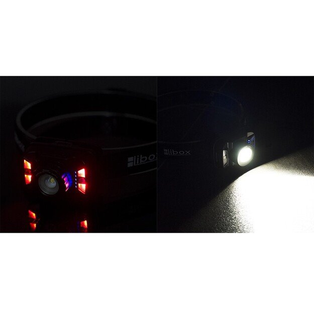 Akumuliatorinis galvos žibintuvėlis 5W 260Lm