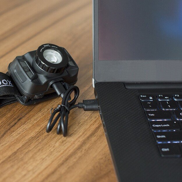 Akumuliatorinis galvos žibintuvėlis 5W 260Lm