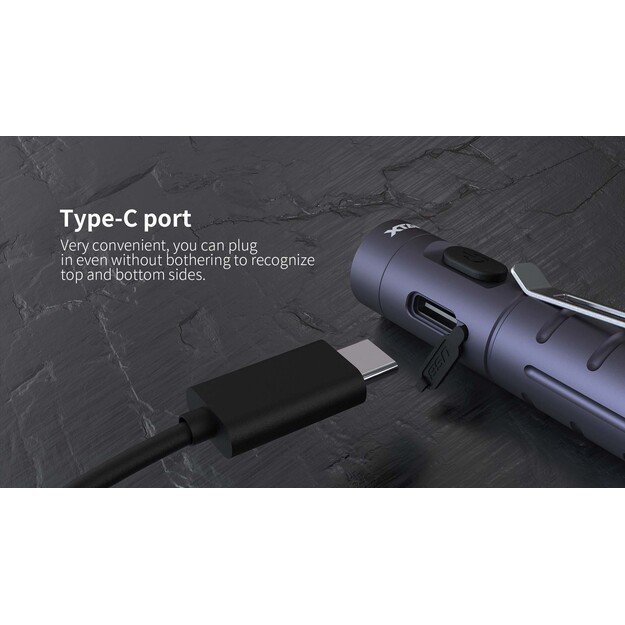 Перезаряжаемый светодиодный фонарик Xtar T2 с кольцом для ключей