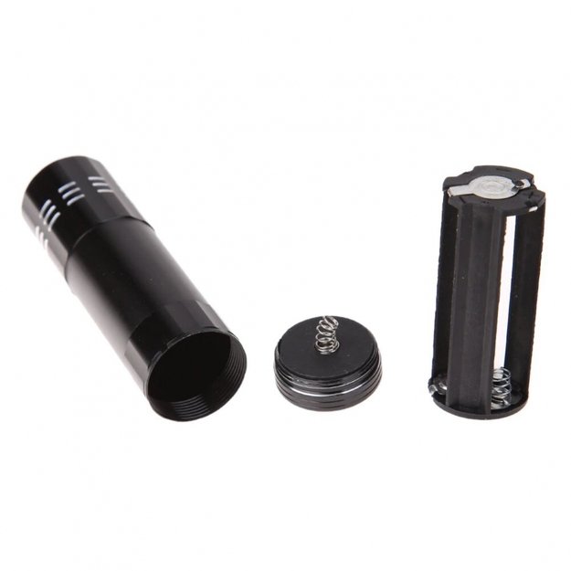 UV žibintuvėlis 9 LED