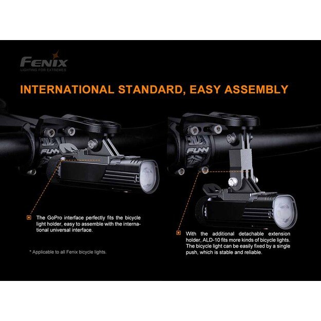 Fenix ALD-10 dviračio žibintuvėlio laikiklis
