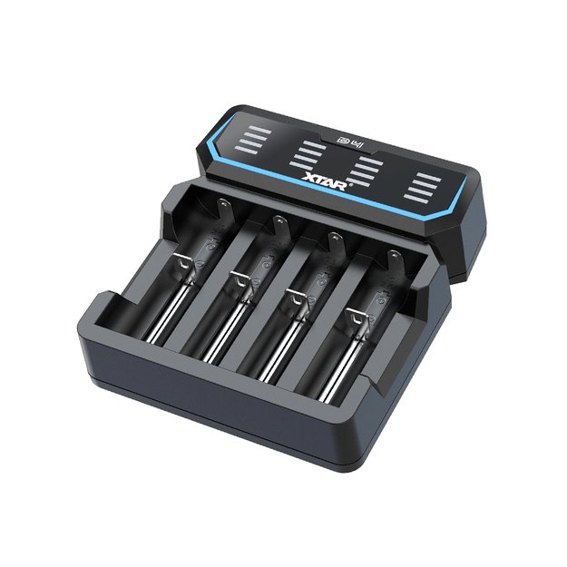 XTAR D4 baterijų įkroviklis