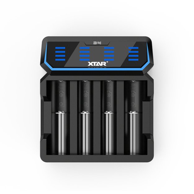 XTAR D4 baterijų įkroviklis