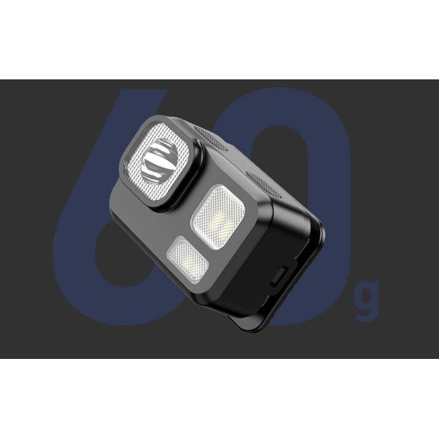 Superfire HL15 žibintuvėlis ant galvos, 220lm, 3*AAA