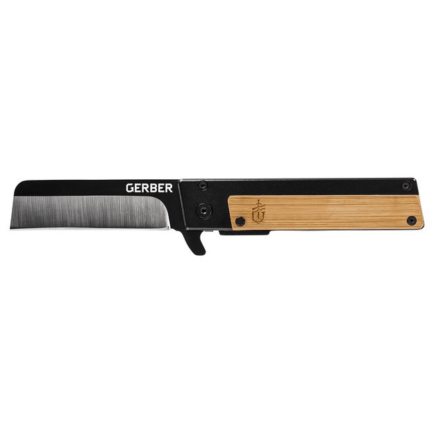 Gerber Quadrant Modern sulenkiamas peilis Wood Bamboo 30-001669