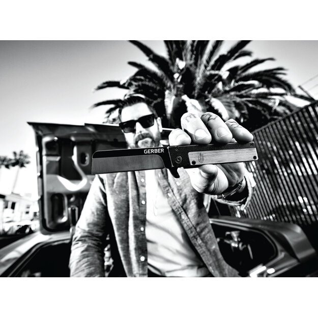 Gerber Quadrant Modern sulenkiamas peilis Wood Bamboo 30-001669