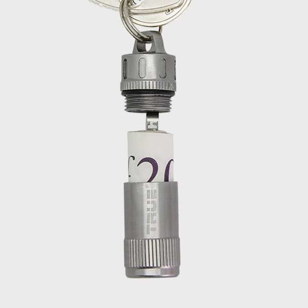 True Utility CashStash+ Keychain with Banknote Compartment TU251