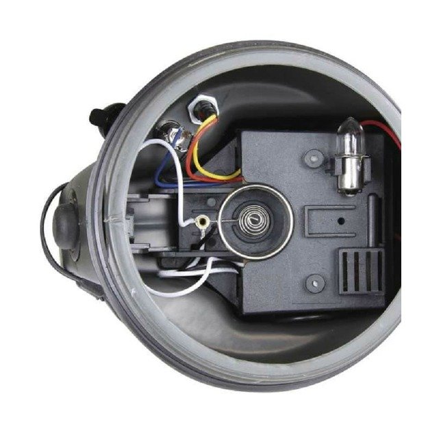 Įkraunamas žibintas su halogenine lempa ir 12LED 