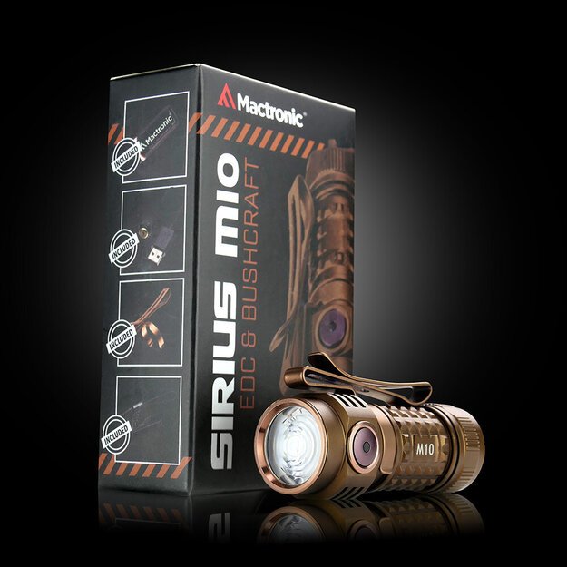 Mactronic 1000lm įkraunamas itin mažas žibintuvėlis Sirius M10 THH0171