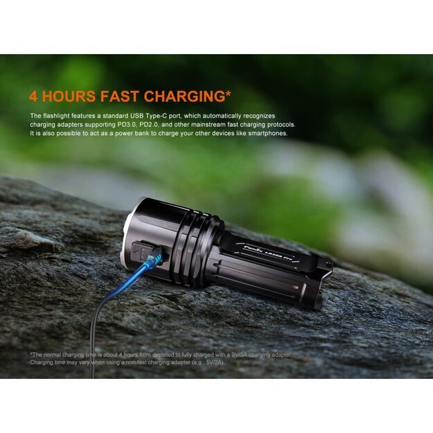 Fenix LR35R Pro LED Фонарь с белым, красным и УФ светом