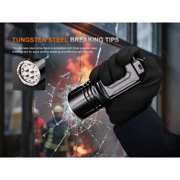 Fenix LR35R Pro LED Фонарь с белым, красным и УФ светом