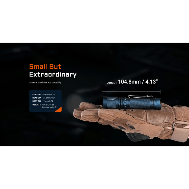 AceBeam TAC AA V2.0 Черный Фонарь