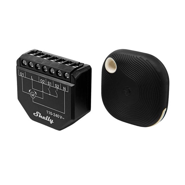 WiFi Shelly Shutter + BLU Button Tough 1 контроллер жалюзи/штор