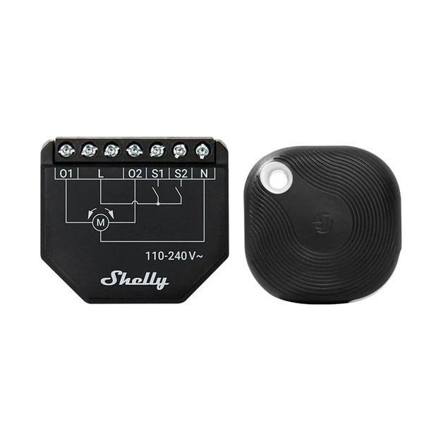 WiFi Shelly Shutter + BLU Button Tough 1 контроллер жалюзи/штор
