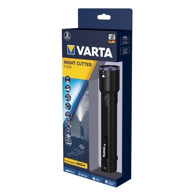 Įkraunamas žibintuvėlis NIGHT CUTTER F30R 18901