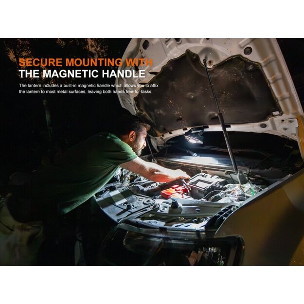 Fenix ​​CP50R LED stovyklavimo žibintas su USB jungtimi