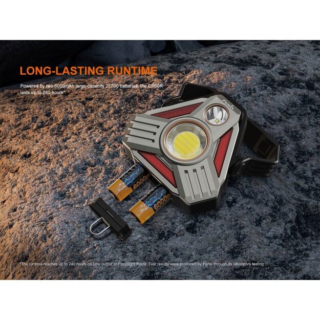 Fenix ​​CP50R LED stovyklavimo žibintas su USB jungtimi