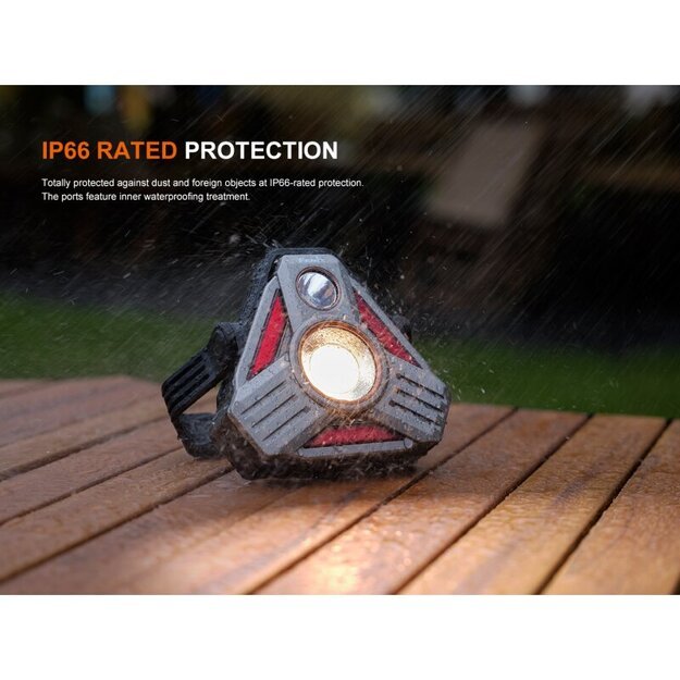 Fenix ​​CP50R LED stovyklavimo žibintas su USB jungtimi
