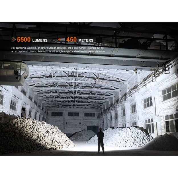 Fenix ​​CP50R LED stovyklavimo žibintas su USB jungtimi