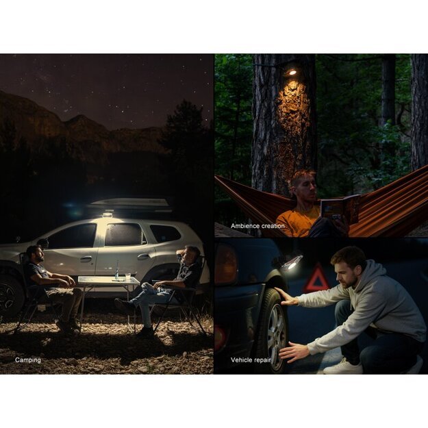 Fenix ​​CP50R LED stovyklavimo žibintas su USB jungtimi