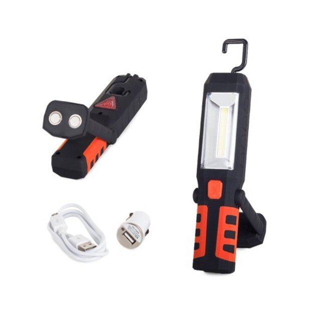 Переносной аккумуляторный светильник LED COB 3x1