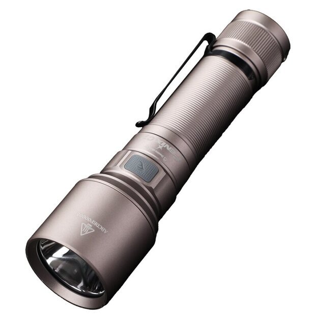 Fenix ​​C7 LED žibintuvėlis su USB jungtimi Pilkas