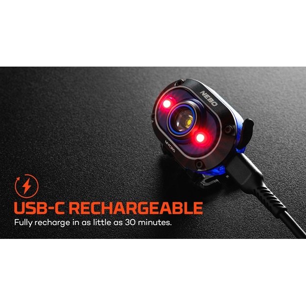 NEBO Mycro 450 lm žibintuvėlis, mėlynas NE0025-H