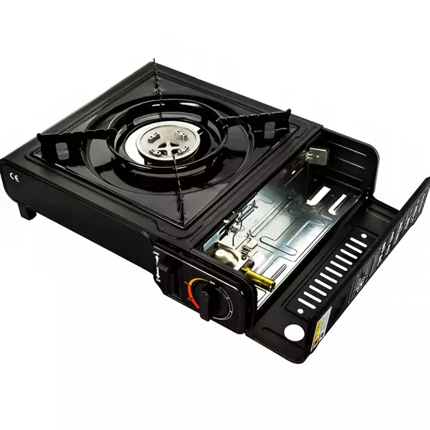 Портативная кемпинговая газовая плита в кейсе
