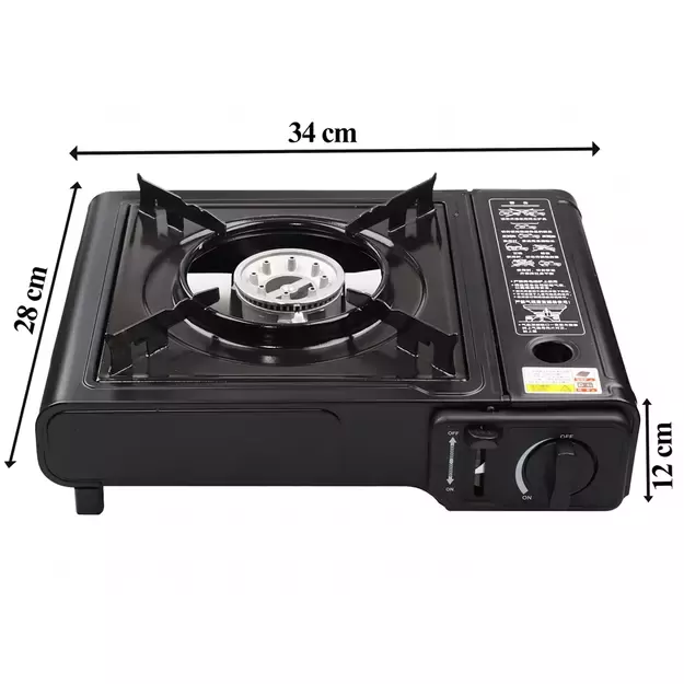 Портативная кемпинговая газовая плита в кейсе