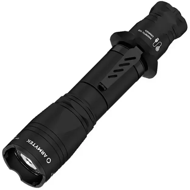 Armytek Dobermann Pro Magnet USB žibintuvėlis, šiltai balta F07501W