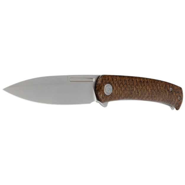 Civivi Cetos sulenkiamas peilis Brown Micarta / Steel 14C28N (C21025B-1)