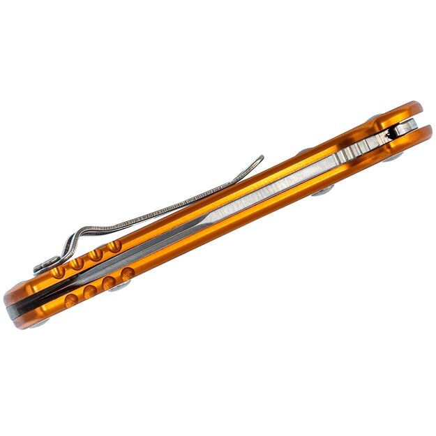 Buck Mini SpitFire 726 sulenkiamas peilis, oranžinis