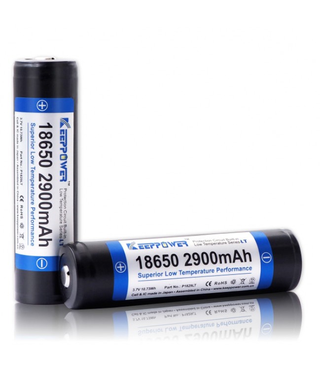 18650 2900mAh Keeppower battery with protection