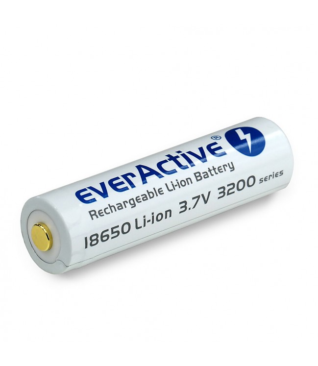 18650 3200mAh battery with micro USB everActive