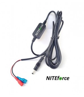 2.4m Battery cable with voltage reducer 18V-12V > 6V  NITEforce