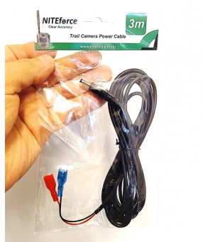 3m Battery cable for 6V/12V external power source NITEforce
