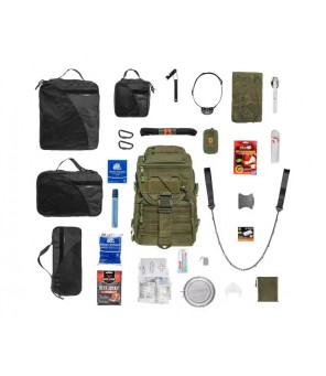 Эвакуационный рюкзак Badger Outdoor Sarge 30 л Olive - со снаряжением