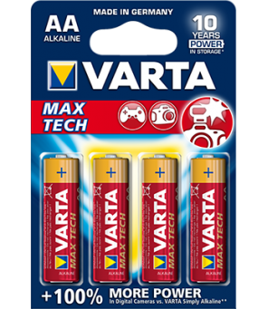 AA elementai Varta Max Tech , 4 vnt.